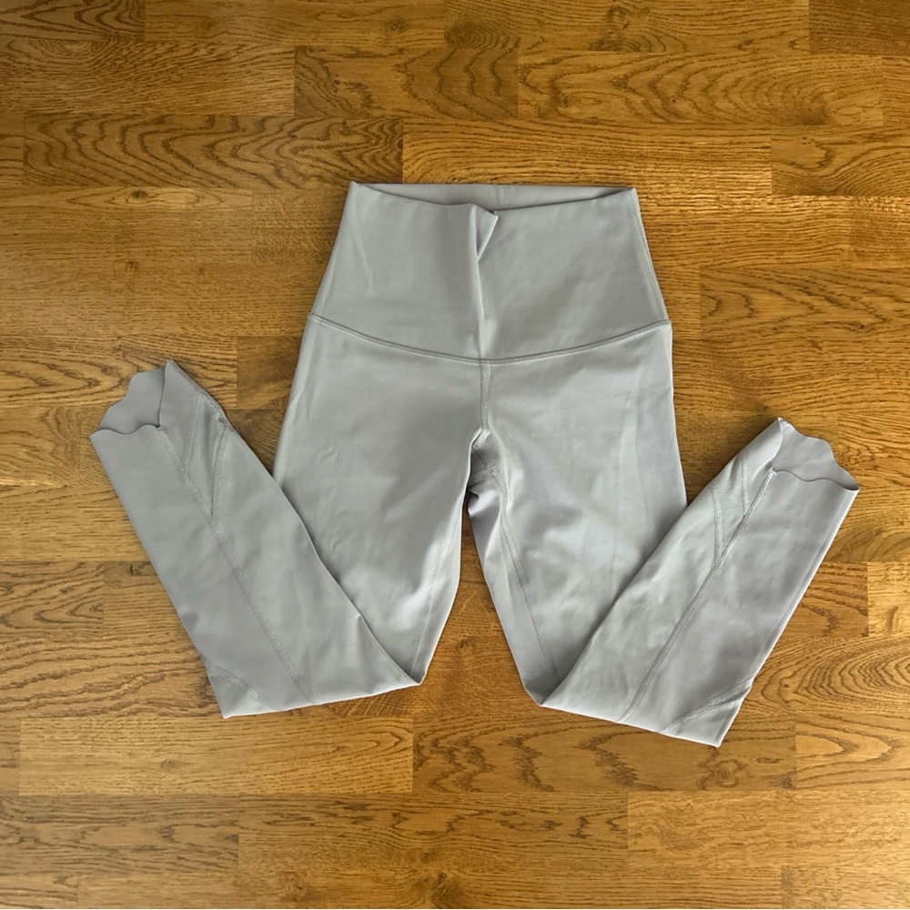lululemon legging violet verbena mesh 4 scallop crop wunder under tight pant